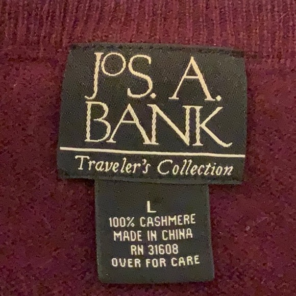 Men’s Jos. A. Banks cashmere sweater size Large - Picture 4 of 4